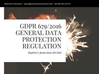 GDPR Tutorial - 7 Registri e protezione dei dati 