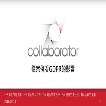 GDPR (General Data Protection Regulation) | PDF