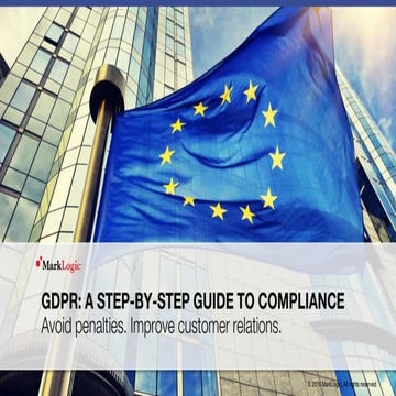 GDPR: A Step-By-Step Guide To Compliance