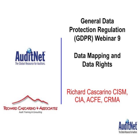 Implementing and Auditing GDPR Series (9 of 10) 