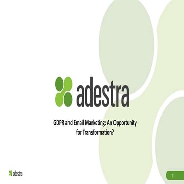 GDPR and email marketing: an opportunity for transformation?