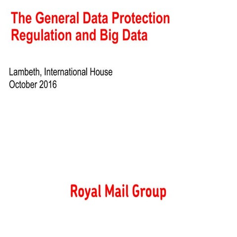 Big data needs big protection