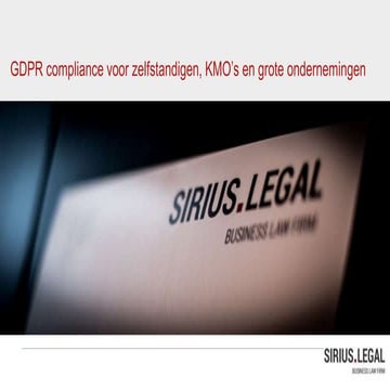 Gdpr compliance