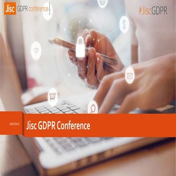 Jisc GDPR conference