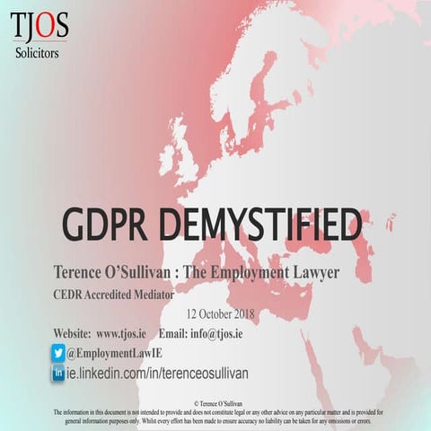 GDPR Demystified 