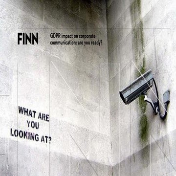 GDPR for corporate communication: a to do list