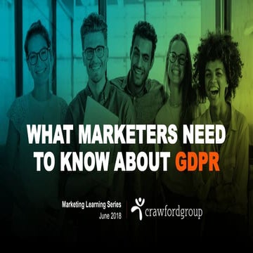 What Marketers Need To Know About GDPR