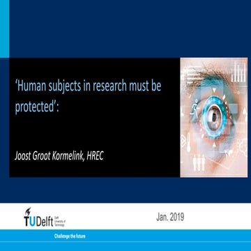 Human Research Ethics: guidelines for students 