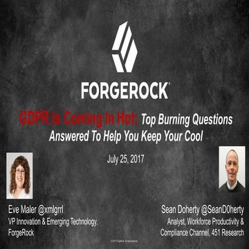 GDPR is coming in Hot. Top Burning Questions Answered to Help You Keep Your C...