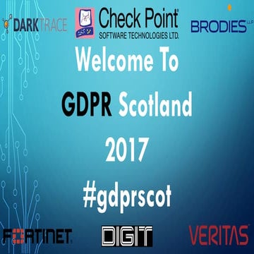 GDPR Scotland 2017