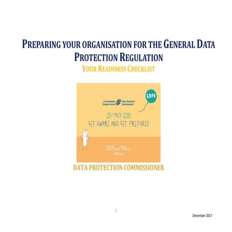 General Data Protection Regulations - Europe | PPT