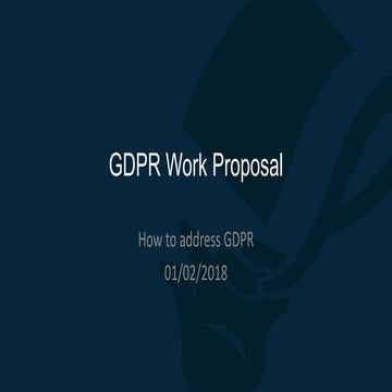 Gdpr presentation