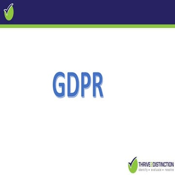 Gdpr presentation