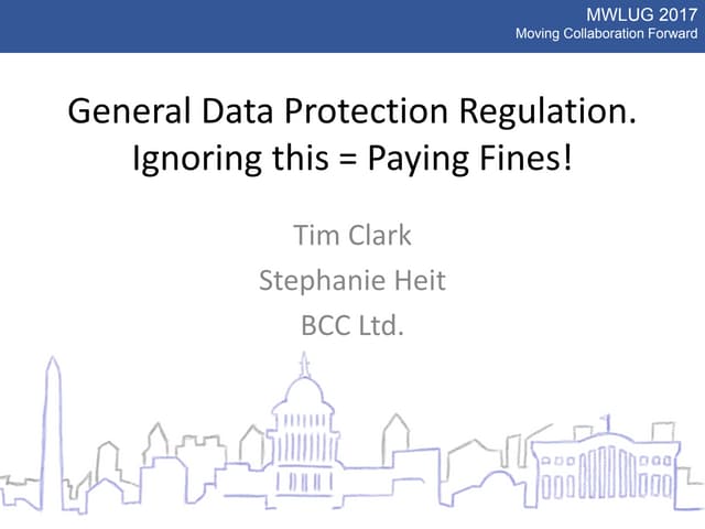 General Data Protection Regulation