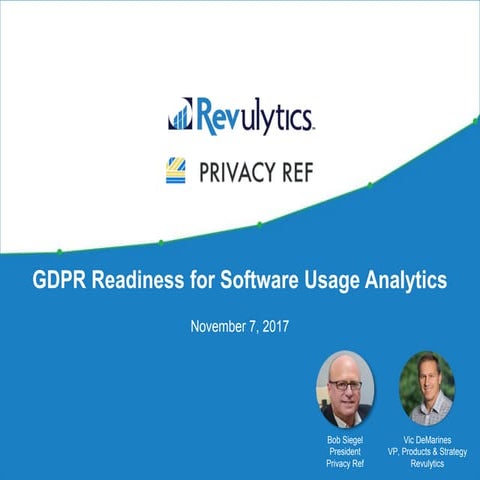 GDPR Readiness for Software Usage Analytics