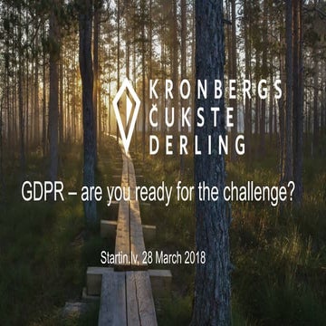 GDPR - are you ready for the challenge?