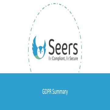 GDPR Summary