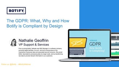 The GDPR: What, Why and How Botify is Compliant by Design