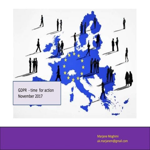 GDPR will be the new regulation on may 2018