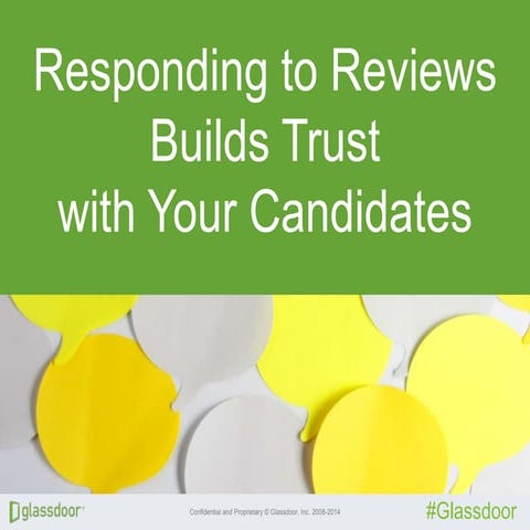 Responding to Reviews Builds Trust with Your Candidates