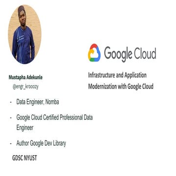 !GDSC NYUST Infrastructure and Application Modernization with Google Cloud .pptx