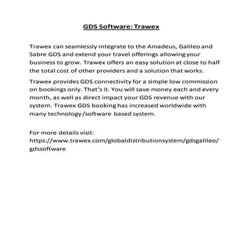 GDS Software