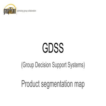 GDSS product map