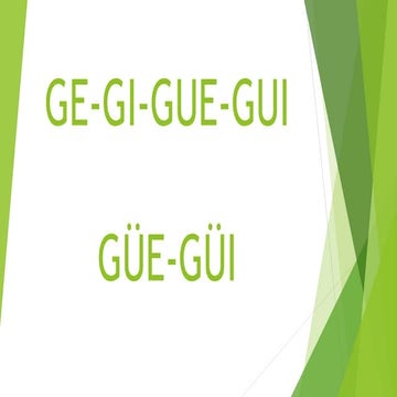Cuadernillo g-gu-gü | PDF