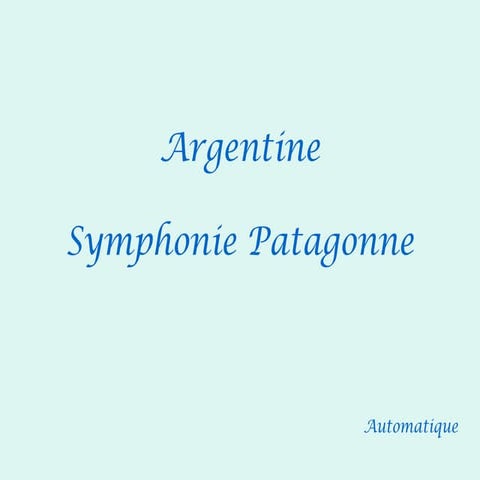 Ge sinfonia patagonica