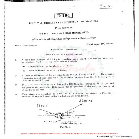 ENGINEERING MECHANICS ANNA UNIVERSITY SOLVED PROBLEMS intelligence overview