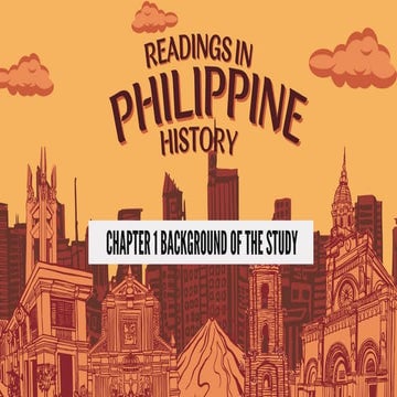 Readings in Philippine History Chapter 1