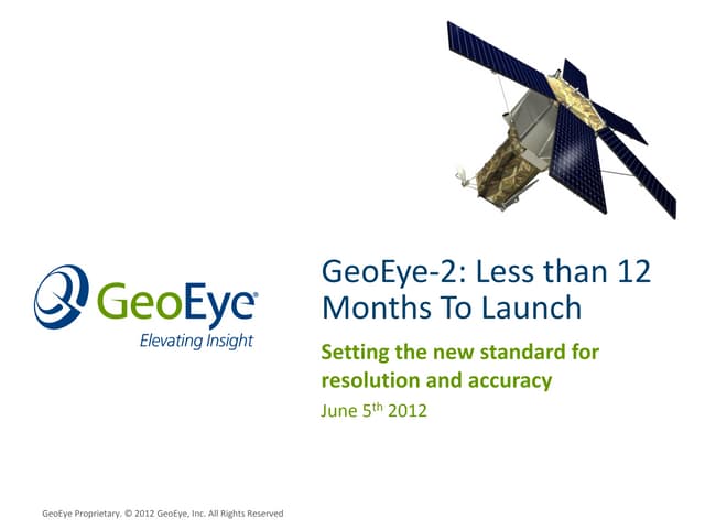 GeoEye-2 Webinar