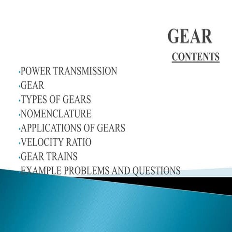 Study of Gear Technology