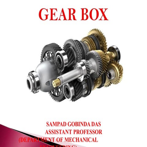 gearbox Arrangement with proper Diagram.pptx