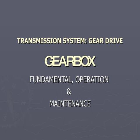 Gear Box Nirjhar