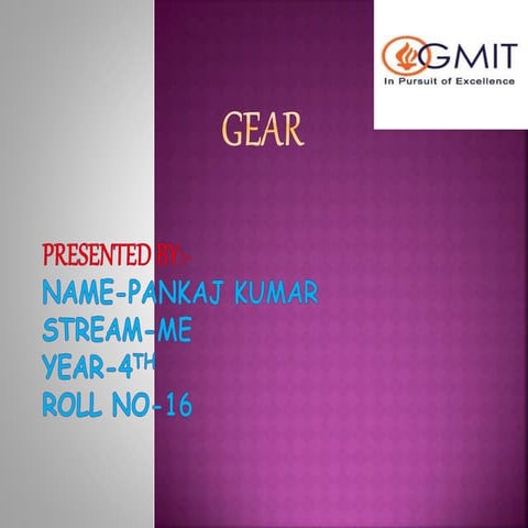 Gear ppt