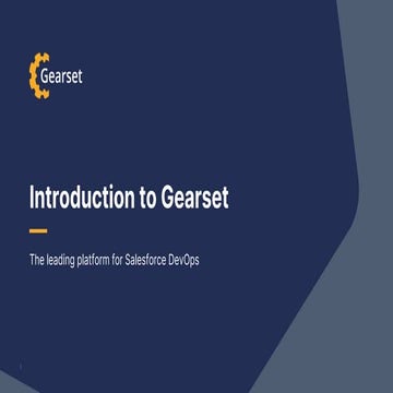How to build a Salesforce DevOps process with Gearset