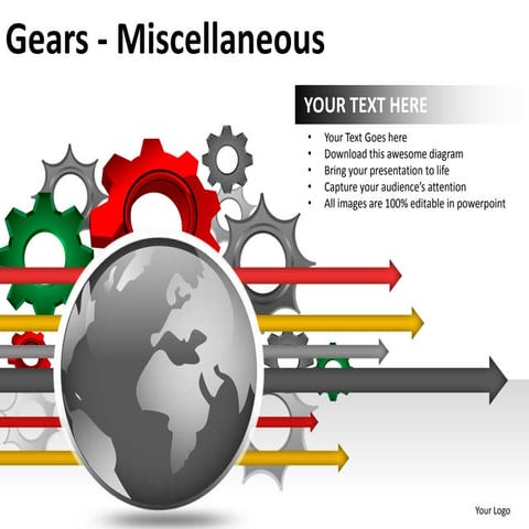 Gears misc powerpoint presentation templates