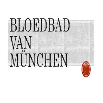 bloedbad van munchen