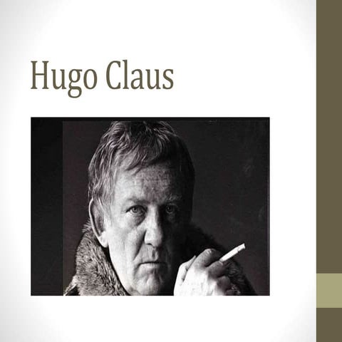 Gebeurtenis Hugo Claus | PPT