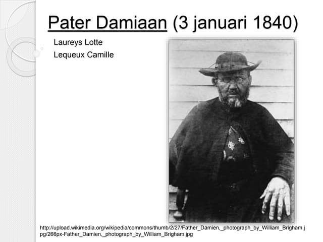 Gebeurtenis_Pater Damiaan