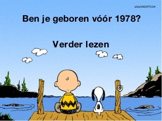 Geboren voor 1978
