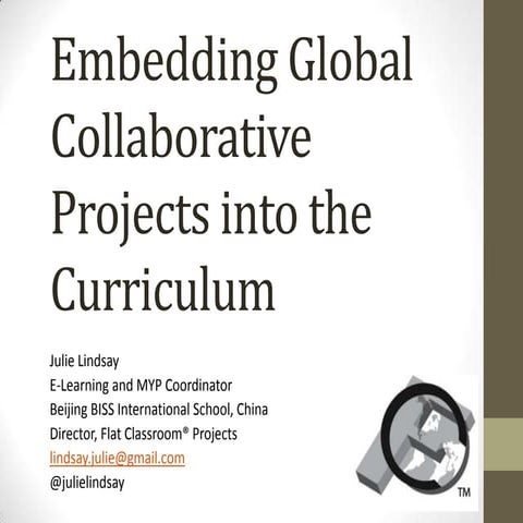 Embedding Global Collaborative Projects into the Curriculum