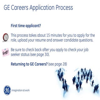 GE Careers - How to Apply