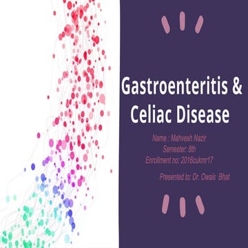 Gastroenteritis and Celiac disease diagnosis and treatment