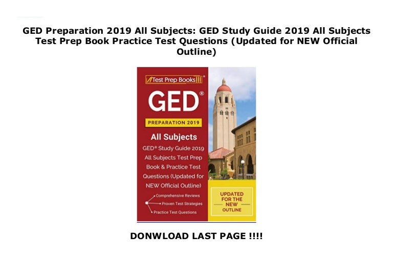 GED Preparation 2019 All Subjects GED Study Guide 2019 All Subjects