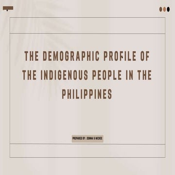Indigenous Peoples of the Philippines | PPTX