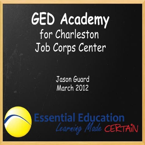 Ged Academy for Job Corps