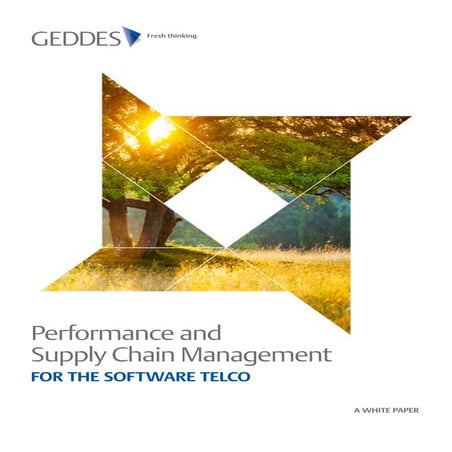 Performance and  Supply Chain Management for the Software Telco