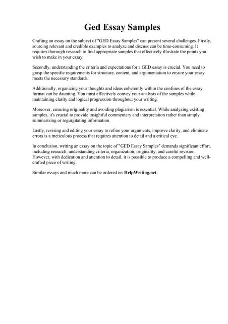 Ged Essay Samples pdf - Gedessaysamples 240206130314 A2a6783f Thumbnail 